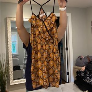 Xhilaration colorful romper